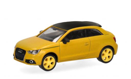 Audi S1 1/87 Herpa gelb 1:87 coche miniatura