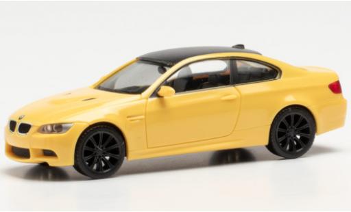 Coche miniatura Bmw M3 1/87 Herpa Coupe (E92) amarillo/carbon Bmw M3 1/87 Herpa Coupe (E92) amarillo/carbon coche miniatura