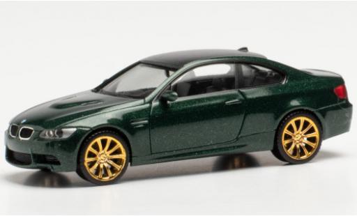 Coche miniatura Bmw M3 1/87 Herpa Coupe (E92) metalico verde/carbon Bmw M3 1/87 Herpa Coupe (E92) metalico verde/carbon coche miniatura