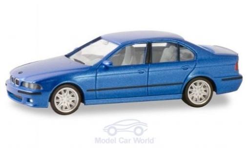 Bmw M5 1/87 Herpa (E34) metalico azul coche miniatura