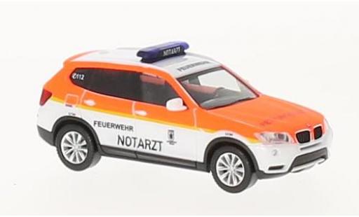 Coche miniatura Bmw X3 1/87 Herpa Feuerwehr München / Notarzt Bmw X3 1/87 Herpa Feuerwehr München / Notarzt coche miniatura