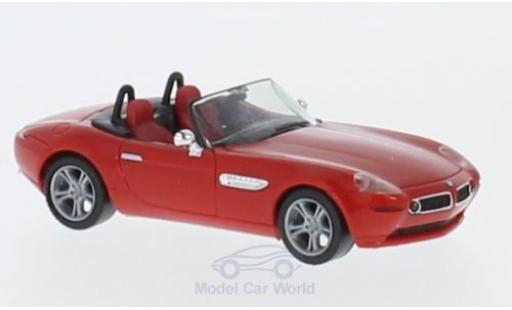 Bmw Z8 1/87 Herpa rojo coche miniatura