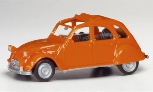 Coche miniatura Citroen 2CV 1/87 Herpa 2 CV naranja Citroen 2CV 1/87 Herpa 2 CV naranja coche miniatura