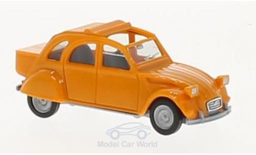 Coche miniatura Citroen 2CV 1/87 Herpa 2 CV naranja mit Queue Citroen 2CV 1/87 Herpa 2 CV naranja mit Queue coche miniatura