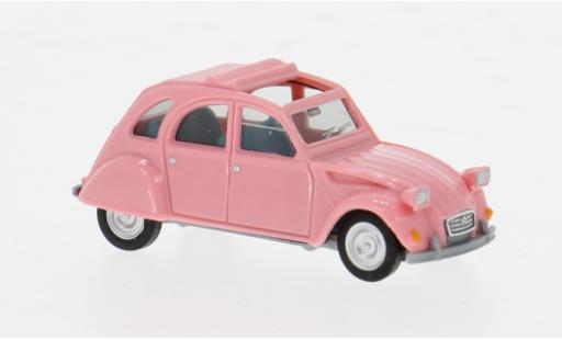 Coche miniatura Citroen 2CV 1/87 Herpa rosa 1:87 Citroen 2CV 1/87 Herpa rosa 1:87 coche miniatura