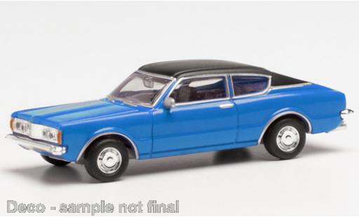 Coche miniatura Ford Taunus 1/87 Herpa TC I Coupe azul/negro Ford Taunus 1/87 Herpa TC I Coupe azul/negro coche miniatura