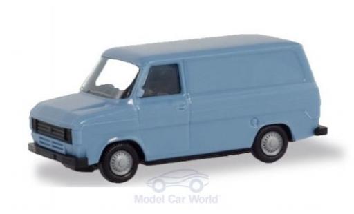 Ford Transit 1/87 Herpa Kasten azul coche miniatura