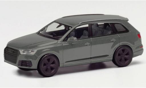 Audi Q7 1/87 Herpa gris coche miniatura