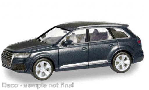 Audi Q7 1/87 Herpa metallise gris coche miniatura