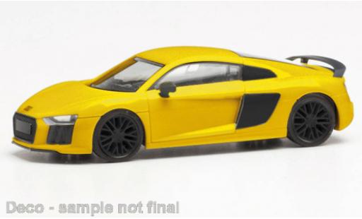 Audi R8 1/87 Herpa V10 Plus amarillo coche miniatura