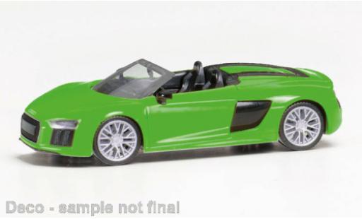 Coche miniatura Audi R8 1/87 Herpa V10 Spyder la chaux Audi R8 1/87 Herpa V10 Spyder la chaux coche miniatura
