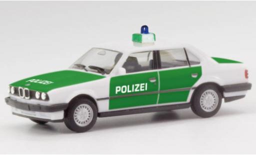 Bmw 323 1/87 Herpa i (E30) Polizei coche miniatura