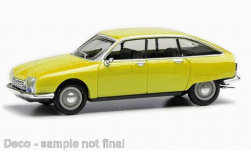 Citroen GS 1/87 Herpa amarillo coche miniatura