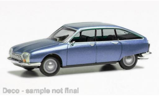 Coche miniatura Citroen GS 1/87 Herpa metallise azul clair Citroen GS 1/87 Herpa metallise azul clair coche miniatura