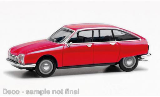 Citroen GS 1/87 Herpa rouge coche miniatura