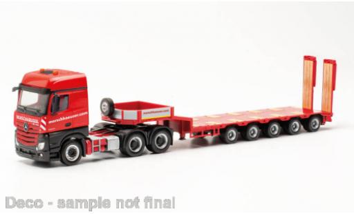 Coche miniatura Mercedes Actros 1/87 Herpa Bigspace 6x4 Morschhäuser Mercedes Actros 1/87 Herpa Bigspace 6x4 Morschhäuser coche miniatura