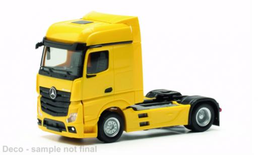 Coche miniatura Mercedes Actros 1/87 Herpa Bigspace amarillo 2018 Mercedes Actros 1/87 Herpa Bigspace amarillo 2018 coche miniatura