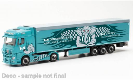 Coche miniatura Mercedes Actros 1/87 Herpa Bigspace KS Containerdienst Mercedes Actros 1/87 Herpa Bigspace KS Containerdienst coche miniatura