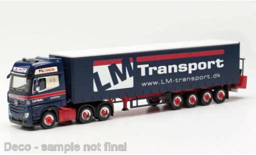 Coche miniatura Mercedes Actros 1/87 Herpa Bigspace Leif Möller (DK) Mercedes Actros 1/87 Herpa Bigspace Leif Möller (DK) coche miniatura