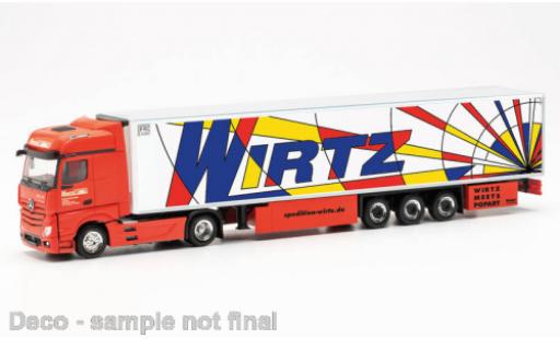 Coche miniatura Mercedes Actros 1/87 Herpa Bigspace Wirtz 2018 Mercedes Actros 1/87 Herpa Bigspace Wirtz 2018 coche miniatura