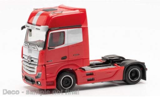 Coche miniatura Mercedes Actros 1/87 Herpa Gigaspace Edition 3 rouge 2018 Mercedes Actros 1/87 Herpa Gigaspace Edition 3 rouge 2018 coche miniatura