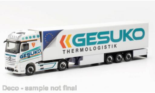 Coche miniatura Mercedes Actros 1/87 Herpa Gigaspace GESUKO 2018 Mercedes Actros 1/87 Herpa Gigaspace GESUKO 2018 coche miniatura