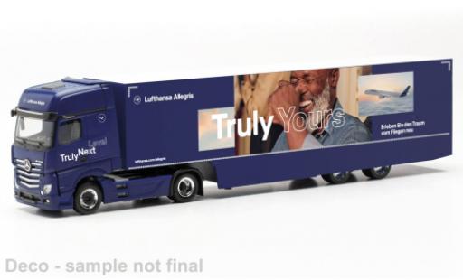 Coche miniatura Mercedes Actros 1/87 Herpa Gigaspace Lufthansa Mercedes Actros 1/87 Herpa Gigaspace Lufthansa coche miniatura