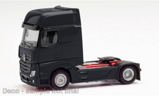 Coche miniatura Mercedes Actros 1/87 Herpa Gigaspace negro Mercedes Actros 1/87 Herpa Gigaspace negro coche miniatura