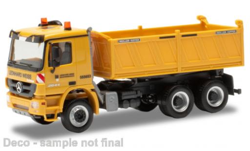 Coche miniatura Mercedes Actros 1/87 Herpa M Leonhard Weiss 2008 Mercedes Actros 1/87 Herpa M Leonhard Weiss 2008 coche miniatura