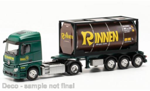 Coche miniatura Mercedes Actros 1/87 Herpa Streamspace 2.3 Rinnen Mercedes Actros 1/87 Herpa Streamspace 2.3 Rinnen coche miniatura