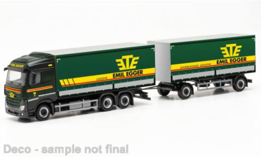 Coche miniatura Mercedes Actros 1/87 Herpa Streamspace 2.5 Emil Egger (CH) Mercedes Actros 1/87 Herpa Streamspace 2.5 Emil Egger (CH) coche miniatura