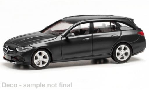 Coche miniatura Mercedes CLA 1/87 Herpa C-classe T-Modèle negro Mercedes CLA 1/87 Herpa C-classe T-Modèle negro coche miniatura