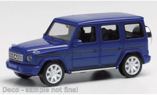 Coche miniatura Mercedes Classe G 1/87 Herpa G-classe azul foncé Mercedes Classe G 1/87 Herpa G-classe azul foncé coche miniatura