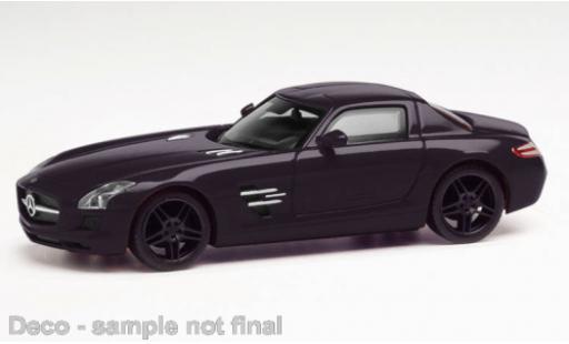 Coche miniatura Mercedes SLS 1/87 Herpa AMG negro Mercedes SLS 1/87 Herpa AMG negro coche miniatura