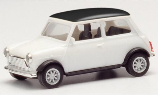 Mini Cooper 1/87 Herpa blanche/negro coche miniatura