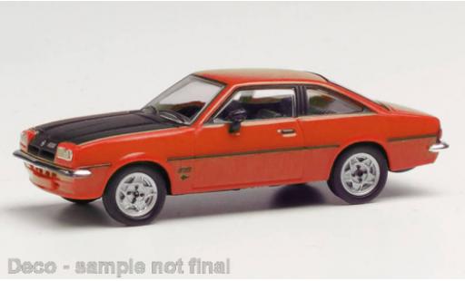 Opel Manta 1/87 Herpa B naranja/negro coche miniatura