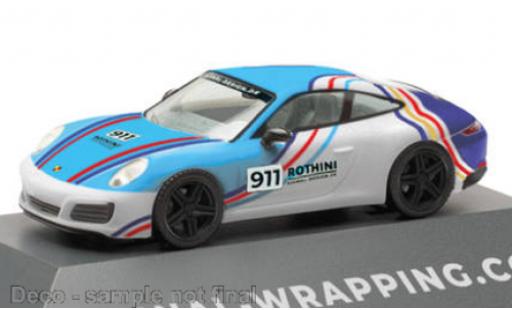 Coche miniatura Porsche 911 1/87 Herpa Carrera Signal Wrapping Edition 2023 / Rothini Porsche 911 1/87 Herpa Carrera Signal Wrapping Edition 2023 / Rothini coche miniatura