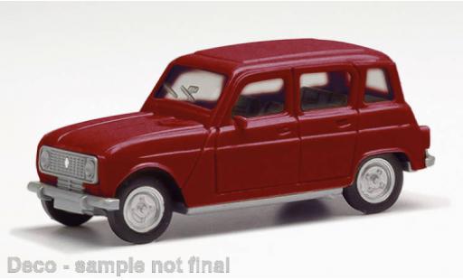Coche miniatura Renault 4 1/87 Herpa rouge foncé Renault 4 1/87 Herpa rouge foncé coche miniatura
