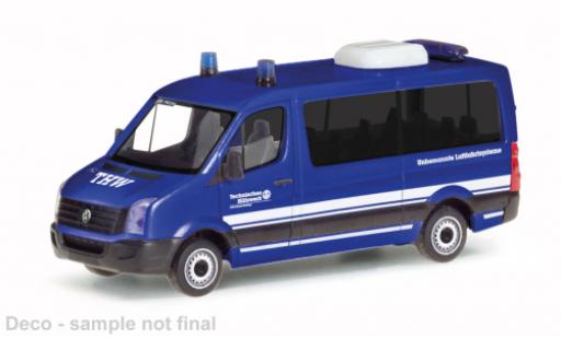 Coche miniatura Volkswagen Crafter 1/87 Herpa bus FD THW Freising Volkswagen Crafter 1/87 Herpa bus FD THW Freising coche miniatura