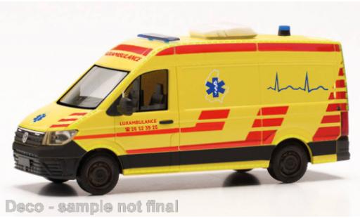 Coche miniatura Volkswagen Crafter 1/87 Herpa RTW Luxambulance (L) Volkswagen Crafter 1/87 Herpa RTW Luxambulance (L) coche miniatura