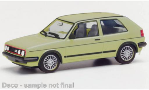 Coche miniatura Volkswagen Golf 1/87 Herpa II GTI metallise la chaux Volkswagen Golf 1/87 Herpa II GTI metallise la chaux coche miniatura
