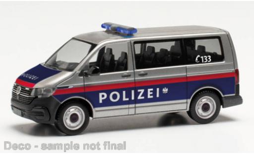 Coche miniatura Volkswagen T6 1/87 Herpa .1 bus police Autriche (A) Volkswagen T6 1/87 Herpa .1 bus police Autriche (A) coche miniatura