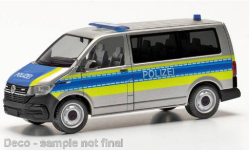 Coche miniatura Volkswagen T6 1/87 Herpa .1 bus police Basse-Saxe Volkswagen T6 1/87 Herpa .1 bus police Basse-Saxe coche miniatura
