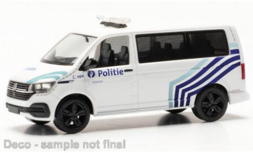 Coche miniatura Volkswagen T6 1/87 Herpa .1 bus Politie (BE) Volkswagen T6 1/87 Herpa .1 bus Politie (BE) coche miniatura