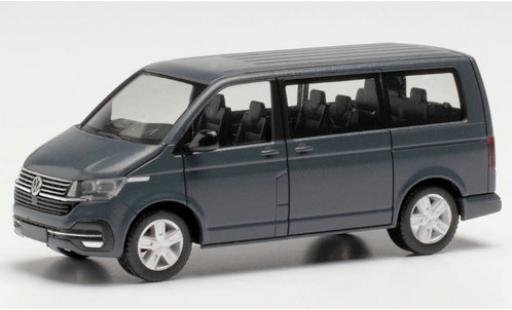 Coche miniatura Volkswagen T6 1/87 Herpa .1 Caravelle gris Volkswagen T6 1/87 Herpa .1 Caravelle gris coche miniatura
