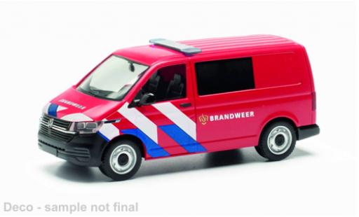 Coche miniatura Volkswagen T6 1/87 Herpa .1 demi bus Brandweer (NL) Volkswagen T6 1/87 Herpa .1 demi bus Brandweer (NL) coche miniatura