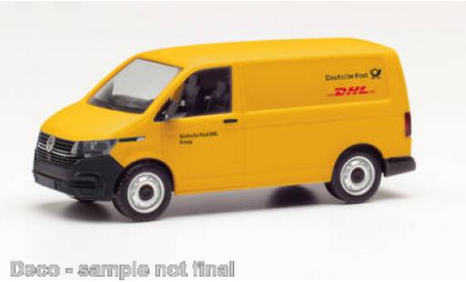 Coche miniatura Volkswagen T6 1/87 Herpa .1 fourgon Allemand Post / DHL Volkswagen T6 1/87 Herpa .1 fourgon Allemand Post / DHL coche miniatura