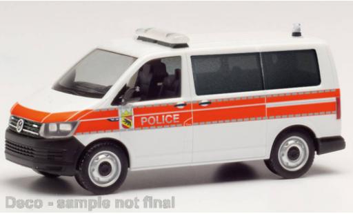 Coche miniatura Volkswagen T6 1/87 Herpa bus police Bern Volkswagen T6 1/87 Herpa bus police Bern coche miniatura