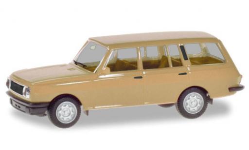 Coche miniatura Wartburg 353 1/87 Herpa Tourist beige 1984 Wartburg 353 1/87 Herpa Tourist beige 1984 coche miniatura