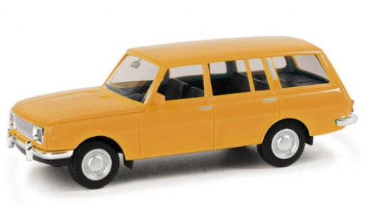 Coche miniatura Wartburg 353 1/87 Herpa Tourist amarillo 1966 Wartburg 353 1/87 Herpa Tourist amarillo 1966 coche miniatura